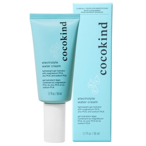 Cocokind Electrolyte Water Cream | Lightweight Water Gel Moisturizer | Balanced Hydrating Day Cream for All Skin Types | 1.7 Fl Oz | Amazon (US)