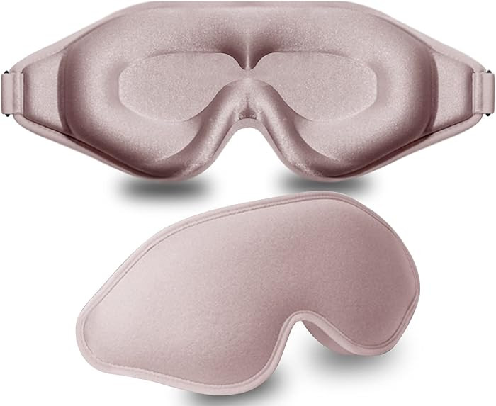 Sleep Mask, 3D Deep Contoured Eye Covers for Sleeping, 99% Block Out Light Eye Mask,Zero Pressure... | Amazon (US)