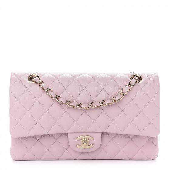 CHANEL

Caviar Quilted Medium Double Flap Light Pink | Fashionphile