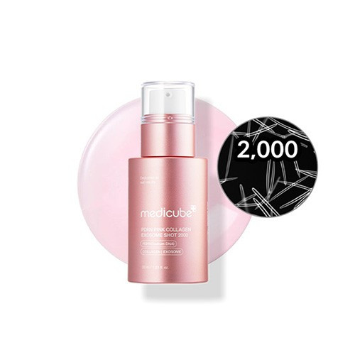MEDICUBE PDRN Pink Exosome Shot Serum 2000 30ml | Korean Moisturizer | StyleKorean.com | Style Korean