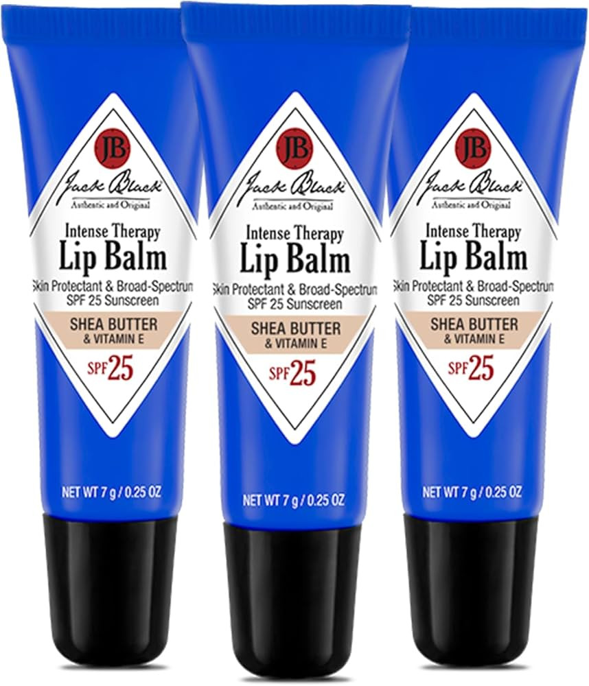 Amazon.com: Jack Black,Intense Therapy Lip Balm SPF 25,Green Tea Antioxidants,Long Lasting Treatm... | Amazon (US)