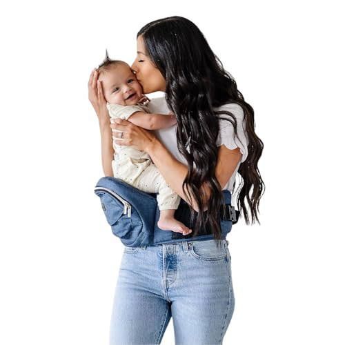 Tushbaby The Original Premium Quality Hip Seat Carrier – Safety-Certified Baby & Toddler Carrier with Secure Safety Buckles, No-Flimsy-Foam Design, Storage Pockets & Nursing Pillow. 0–3 yrs | Amazon (US)