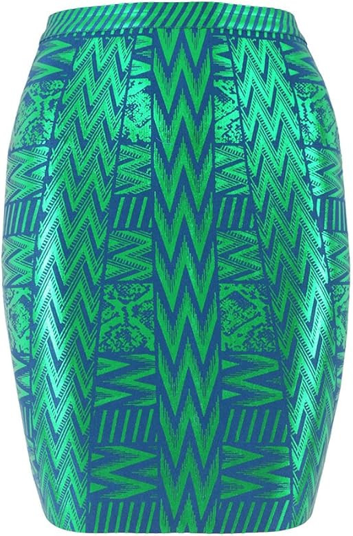 HLBandage Leather Metallic High Waist Bandage Skirt | Amazon (US)