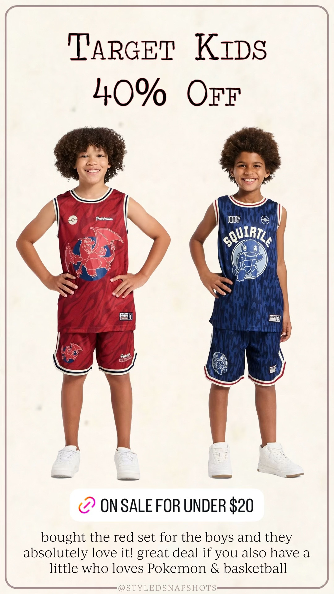 This set is on sale for under $20! Bought the red set for the boys and they love it 