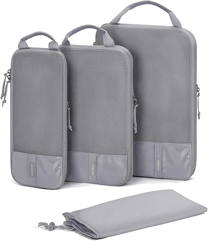 Compression Packing Cubes for Suitcases, BAGSMART 6 Set/4 Set/2 Set Travel Essentials for Travel ... | Amazon (US)
