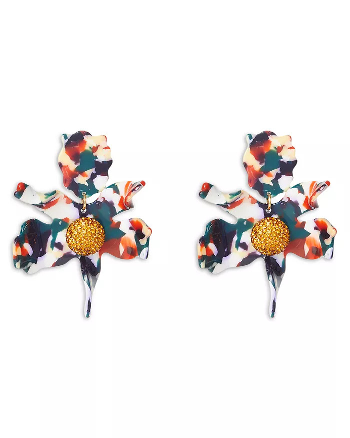 Crystal Ball Acetate Lily Statement Earrings | Bloomingdale's (US)