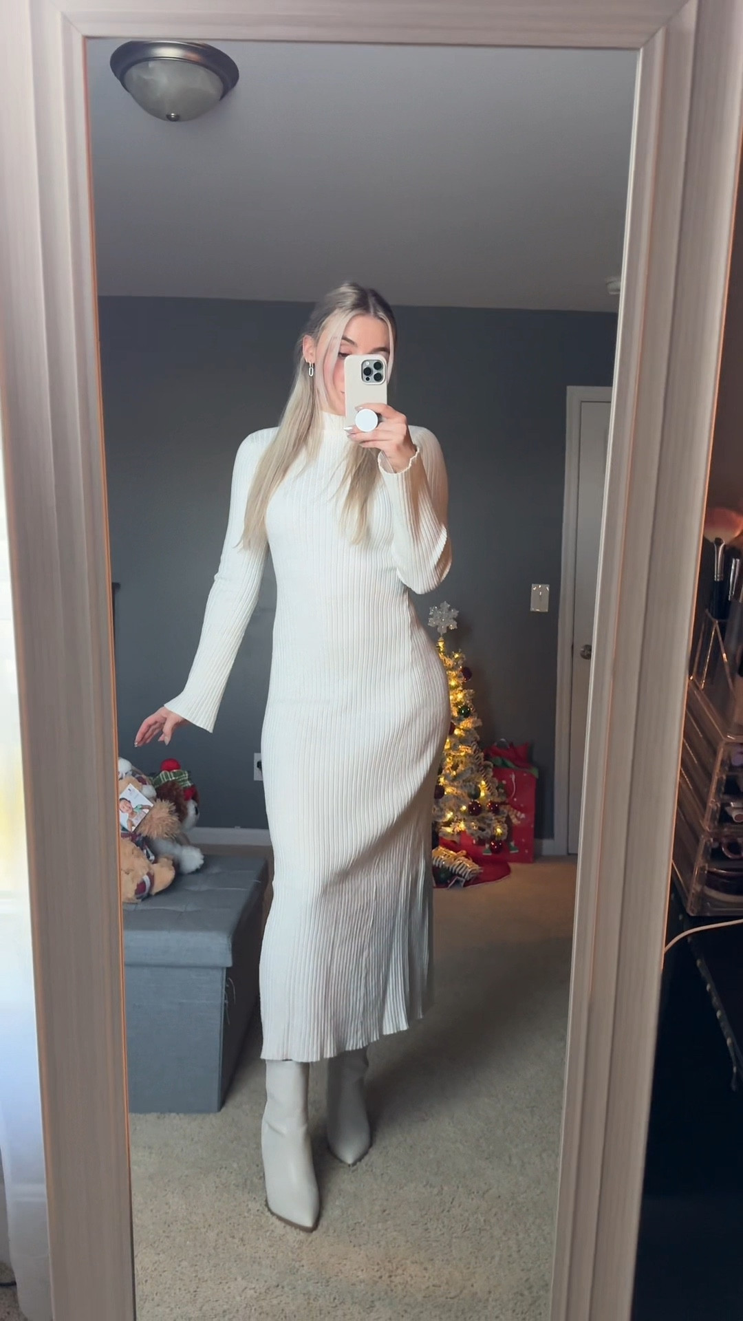 Winter Outfit inspo, sweater dress, holiday outfit inspo, trendy winter fits, winter dress outfit, date night winter, winter fashion 2024 

#LTKHoliday #LTKSeasonal