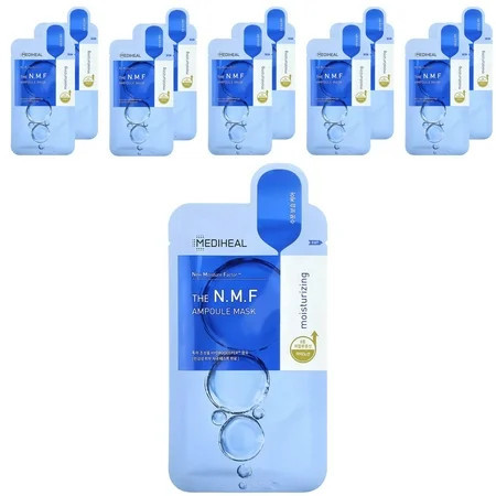 Mediheal The N.M.F Ampoule Beauty Mask 10 Sheets 0.91 fl oz (27 ml) Each | Walmart (US)