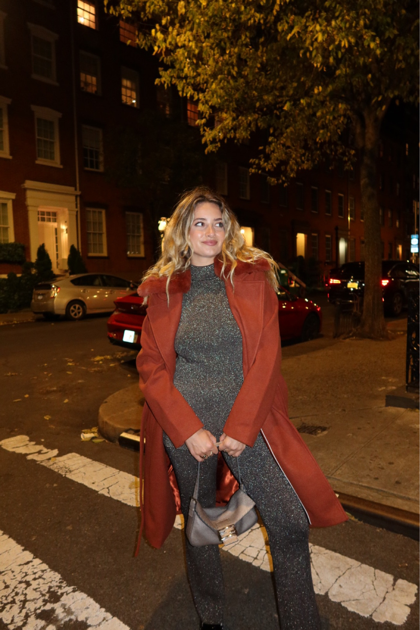 The brown leather style one is Zara the code is: 4341/877, the first coat is also from Zara, product code is:  1255/894 I’m wearing a size medium in everything :) 