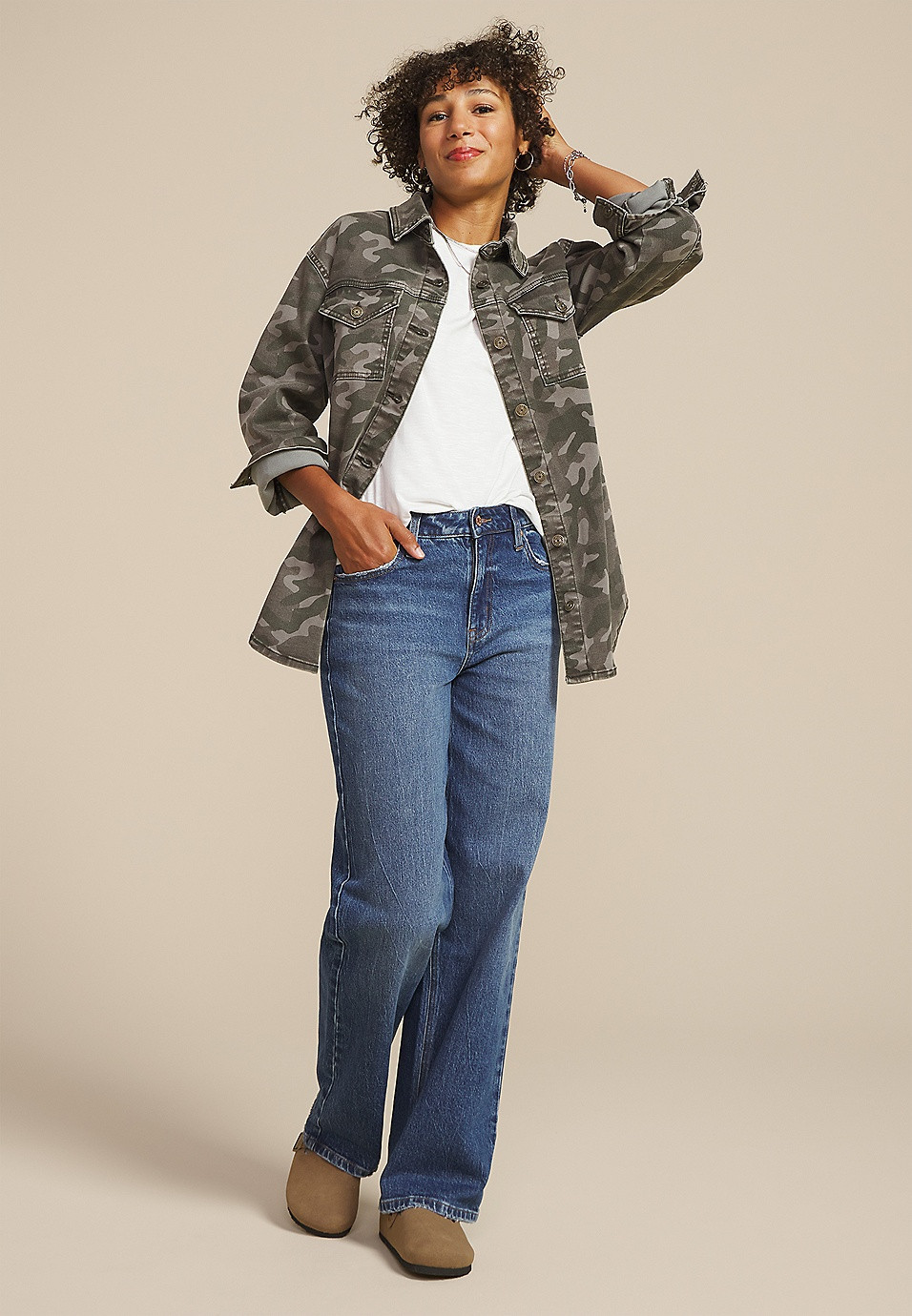 Camo Shacket | Maurices