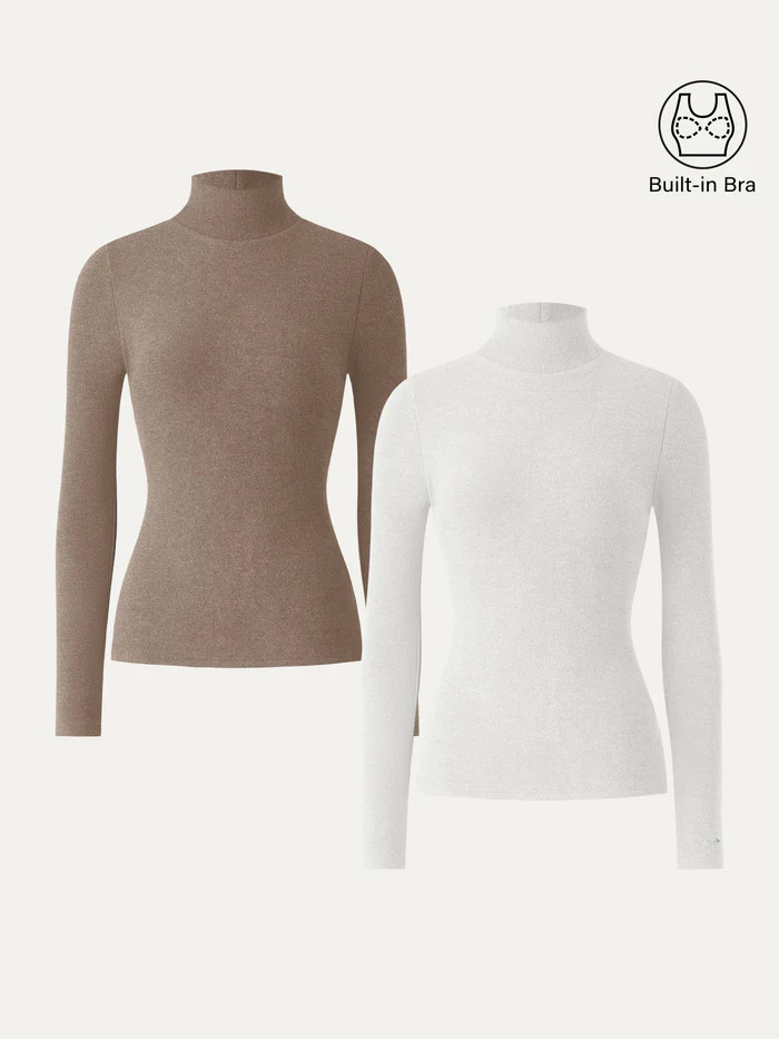 MaxWarm Turtleneck Long Sleeve Brami | OGLmove