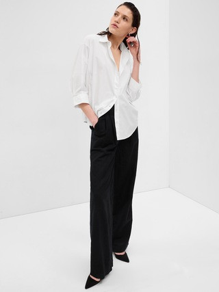 3/4 Sleeve Big Shirt | Gap (US)