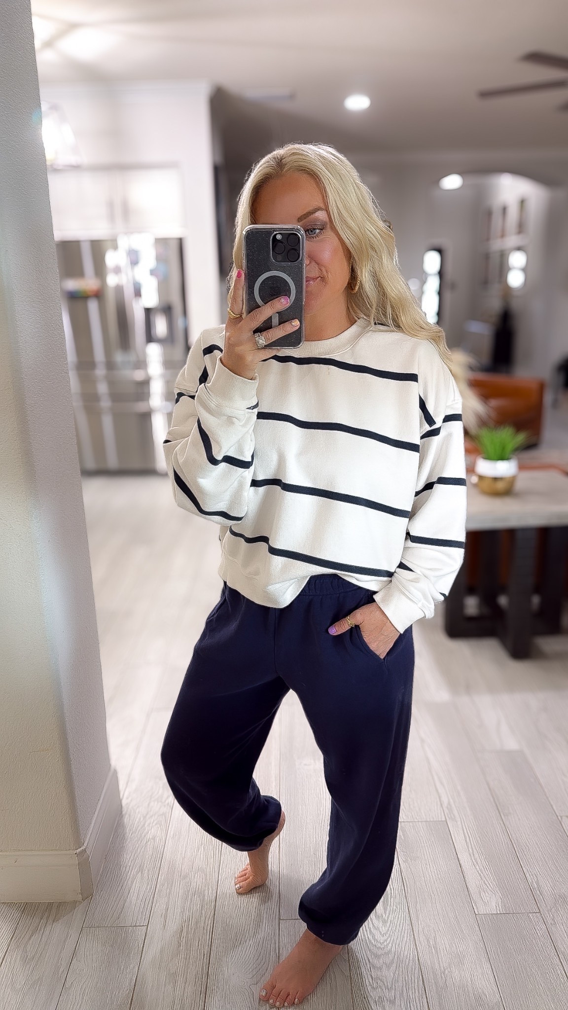 Basics for summer from target 
Sweater / large 
Joggers / medium 

#LTKMidsize #LTKStyleTip
