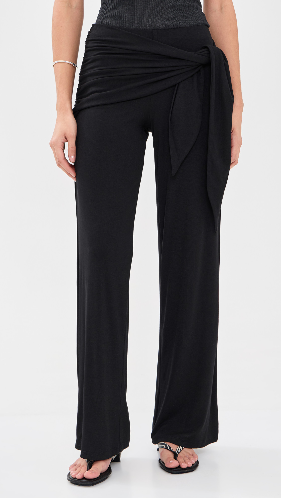 Runaway the Label Tolani Side Tie Pants Black XS | Shopbop