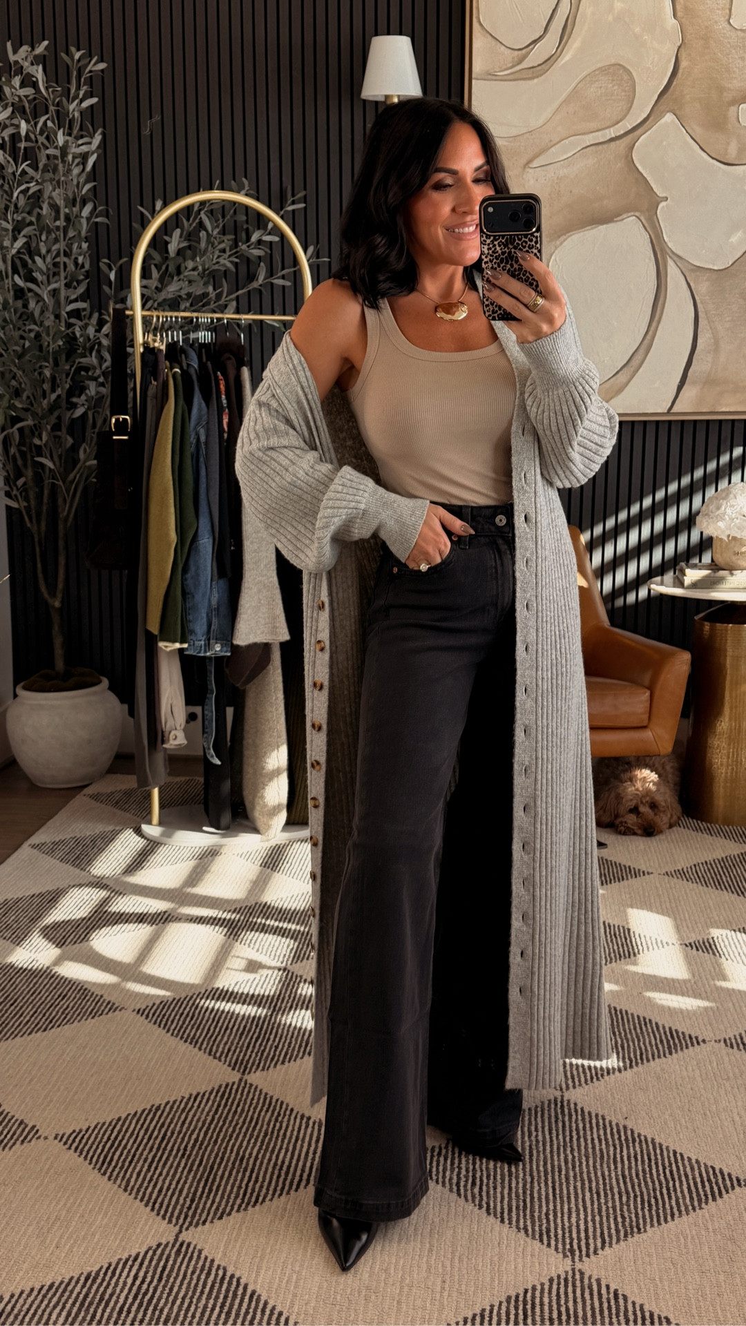 Today’s fit! 

Love how causal but chic it is! 

In a small in sweater and tank. 
25 in jeans 

#LTKStyleTip #LTKOver40 #LTKPetite