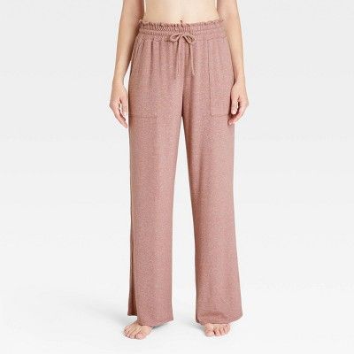 Women's Perfectly Cozy Wide Leg Lounge Pants - Stars Above™ Mauve | Target