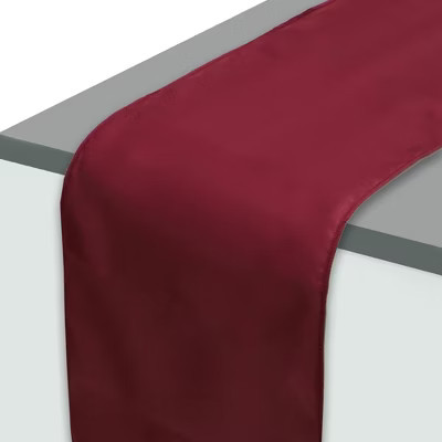 Unique Bargains Table Runner 108.27"L x 11.81"W Wine Red 1 Pc | Target