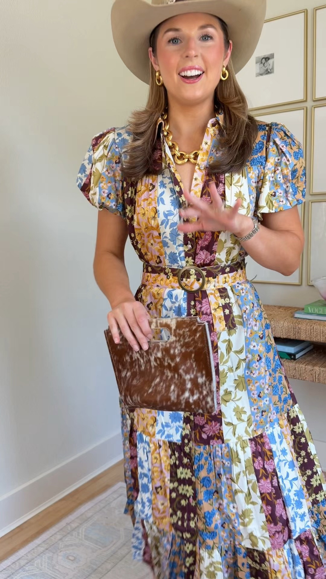 Western chic outfit idea! Wearing an XS. Code LOUISE15
