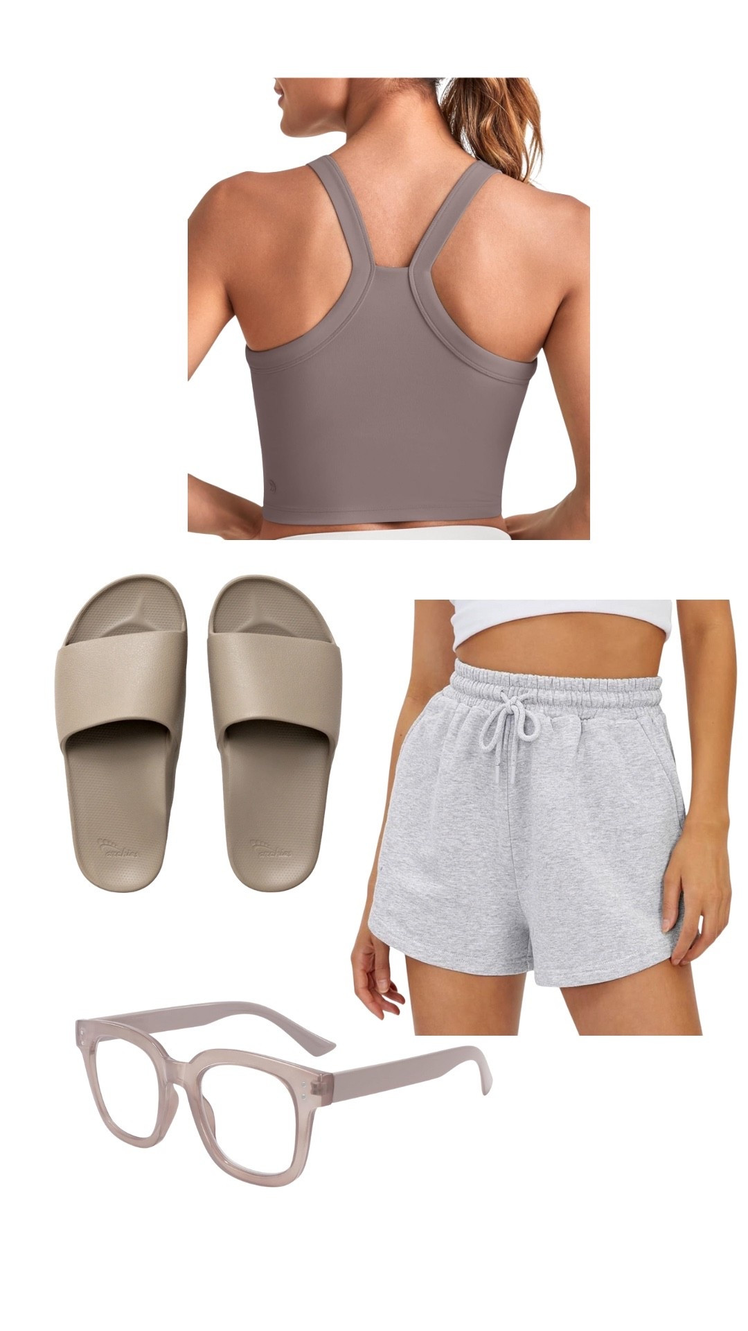 Today’s outfit. 
I wear a small in the tank in the shorts . 