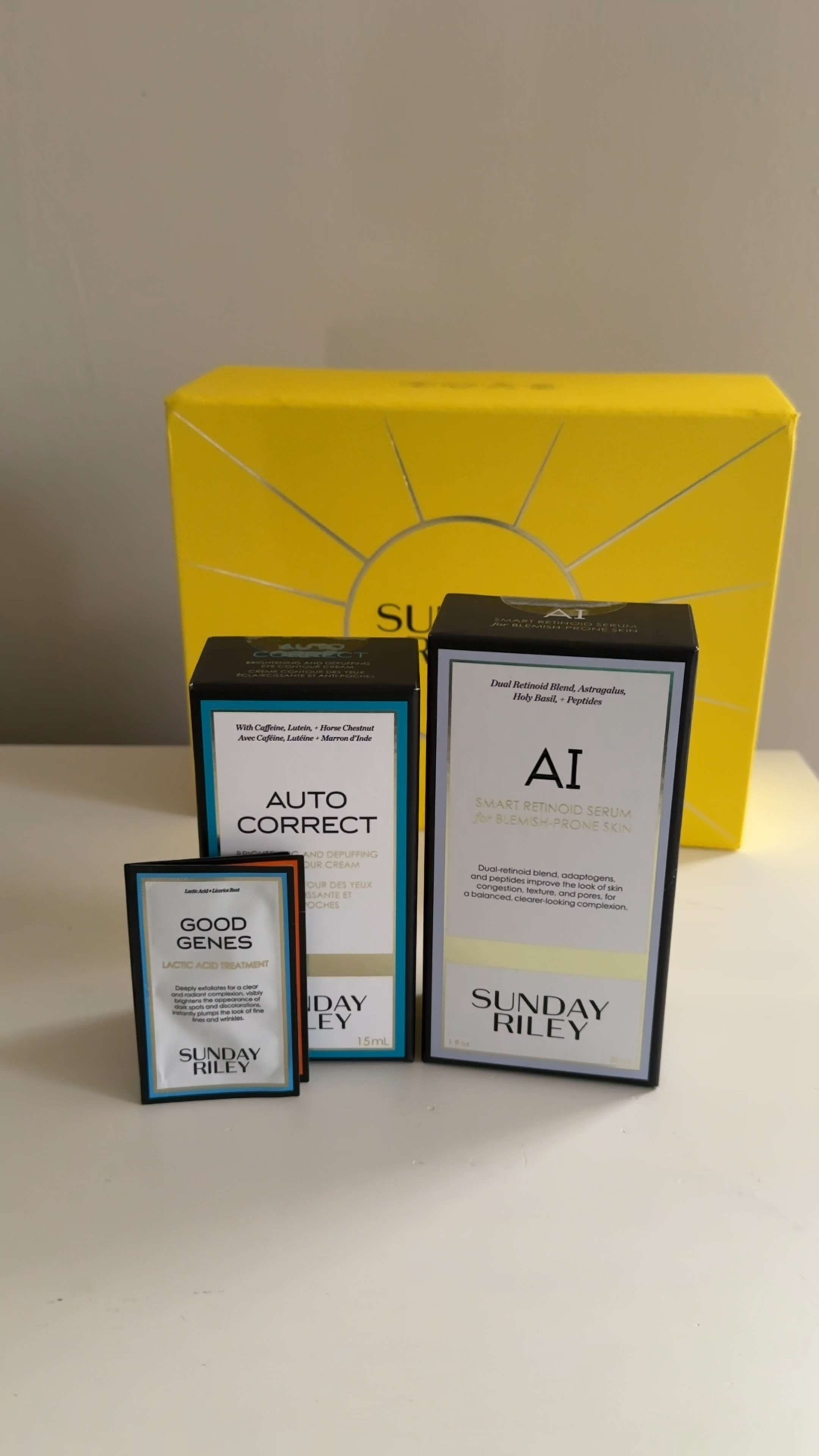A cutie pie PR box from Sunday Riley ☀️ Can't wait to take these for a test drive! 

 #LTKmorningroutine #LTKselfcare #LTKBeauty