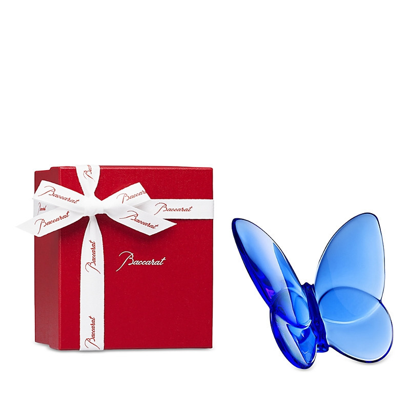 Baccarat 2.5 Lucky Crystal Butterfly in Sapphire | Bloomingdale's (US)