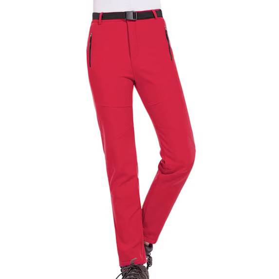 PMVFHDE Women's Outdoor Thermal Pants Solid Color Slim Fit Thick Windproof Warm Lined Ski Hiking ... | Walmart (US)