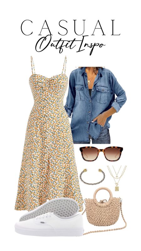 Casual outfit Inspo for summer 🌼

#LTKstyletip #LTKmidsize #LTKfindsunder50