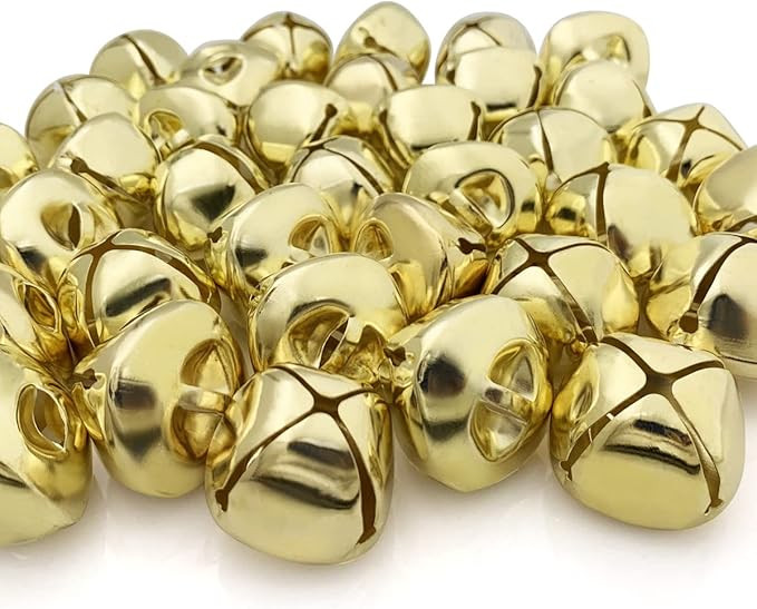 Jingle Bells 1.4-Inch/ 35mm Metal Craft Bells, for Holiday Home Christmas Festival Party Wedding ... | Amazon (US)