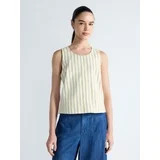 Free Assembly Women's Cropped Sleeveless Denim Top, Sizes XS-XXL | Walmart (US)