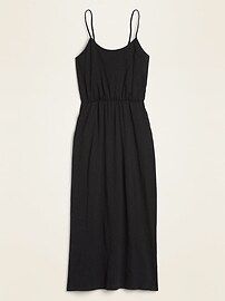 Waist-Defined Slub-Knit Cami Maxi Dress for Women | Old Navy (US)