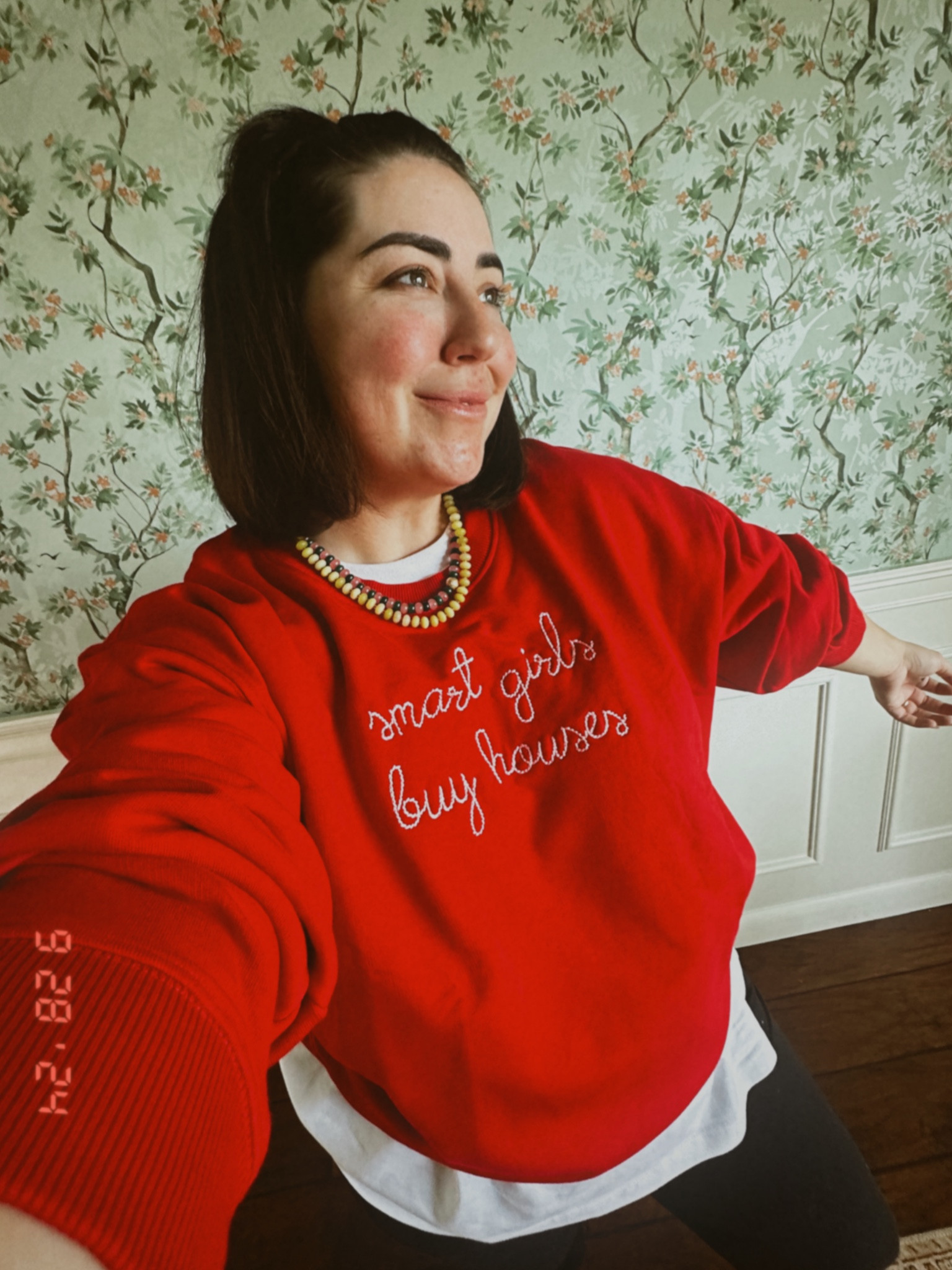 The funnest sweatshirt! Use code LFMAY10 for a discount on your purchase 