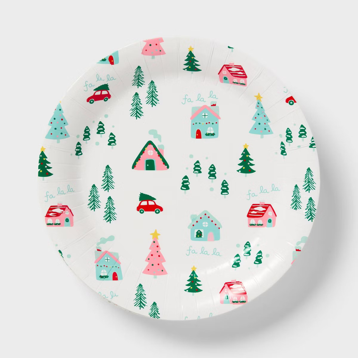 20ct Christmas Winter Scene Dinner Plates - Spritz™ | Target