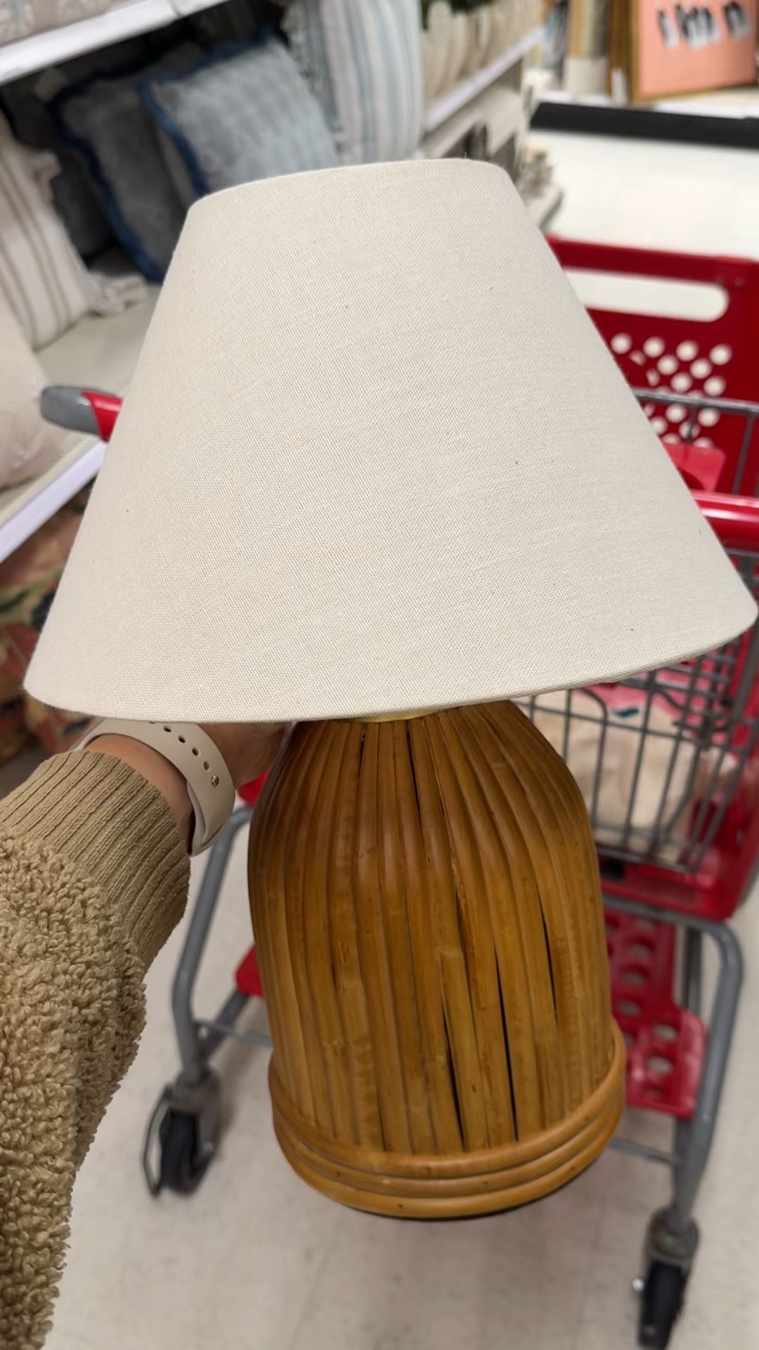 New woven lamp 

#LTKHome #LTKSeasonal #LTKFindsUnder100