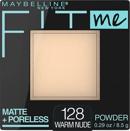 Maybelline Fit Me Matte + Poreless Pressed Face Powder Makeup, Warm Nude, 1 Count | Amazon (US)
