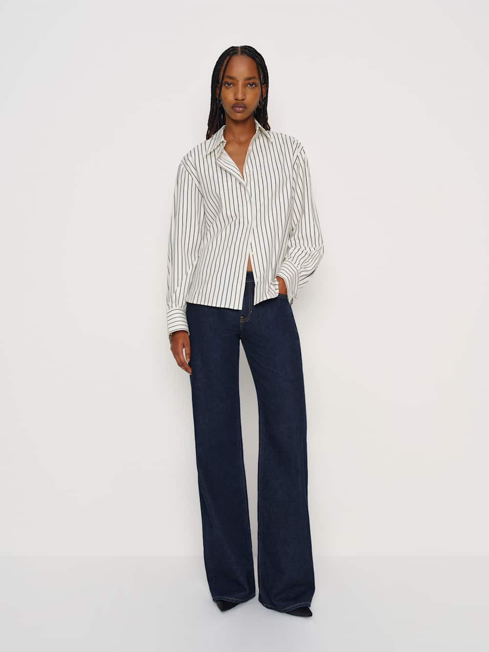 Andy Oversized Shirt | Reformation (Global)