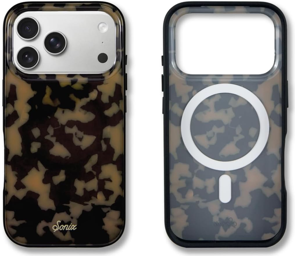 Sonix Case for iPhone 17 Pro | Compatible with MagSafe | 10ft Drop Tested | Tortoiseshell | Brown... | Amazon (US)