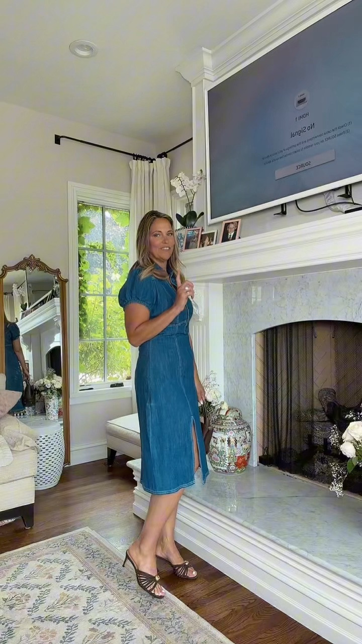You all love this dress. You can wear is so many different ways. I love a good Jean dress as a staple in my closet.

#LTKootd #LTKOver40