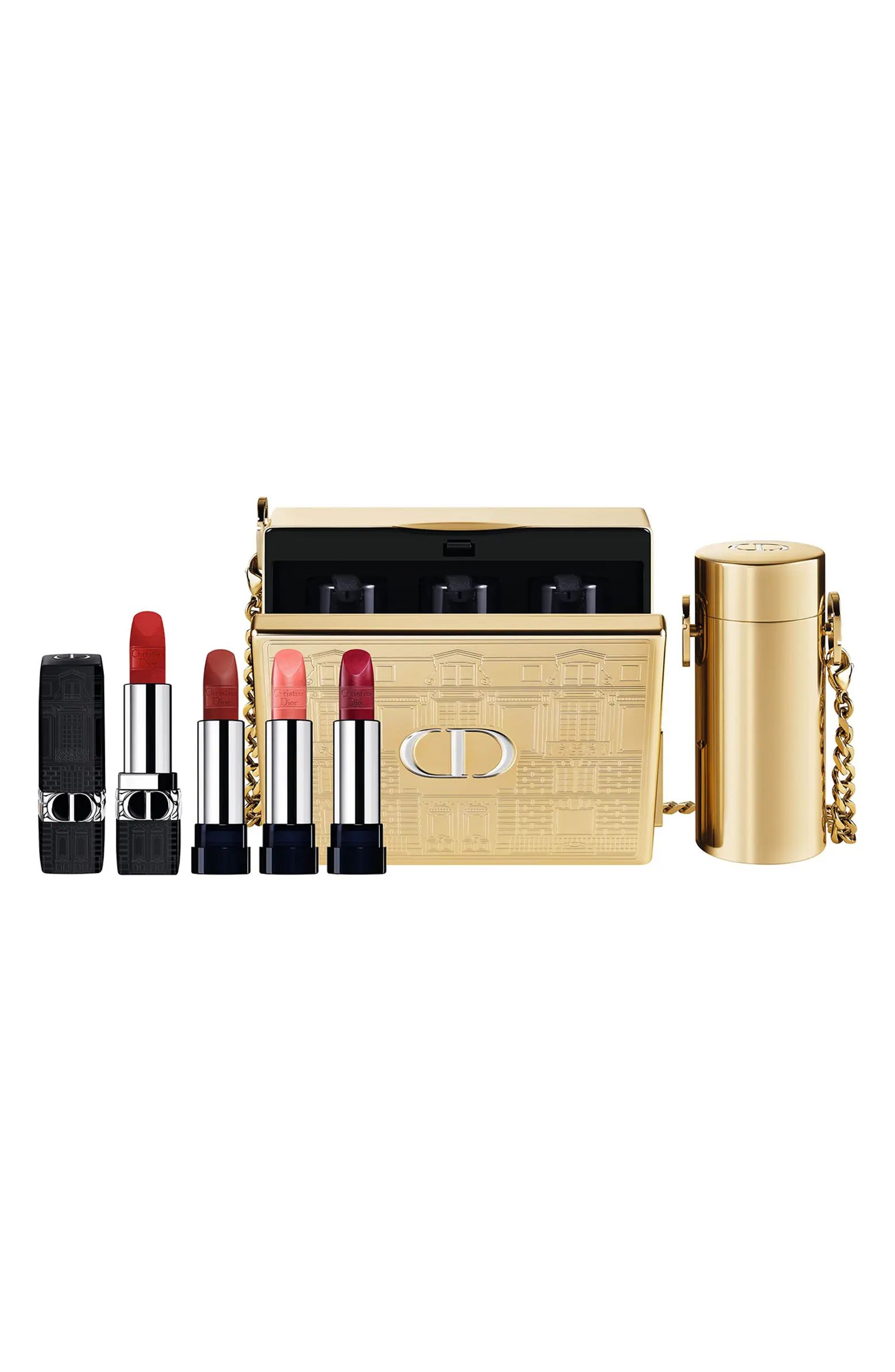 Rouge Dior Minaudière Lipstick Case & Lipstick Refill Set | Nordstrom