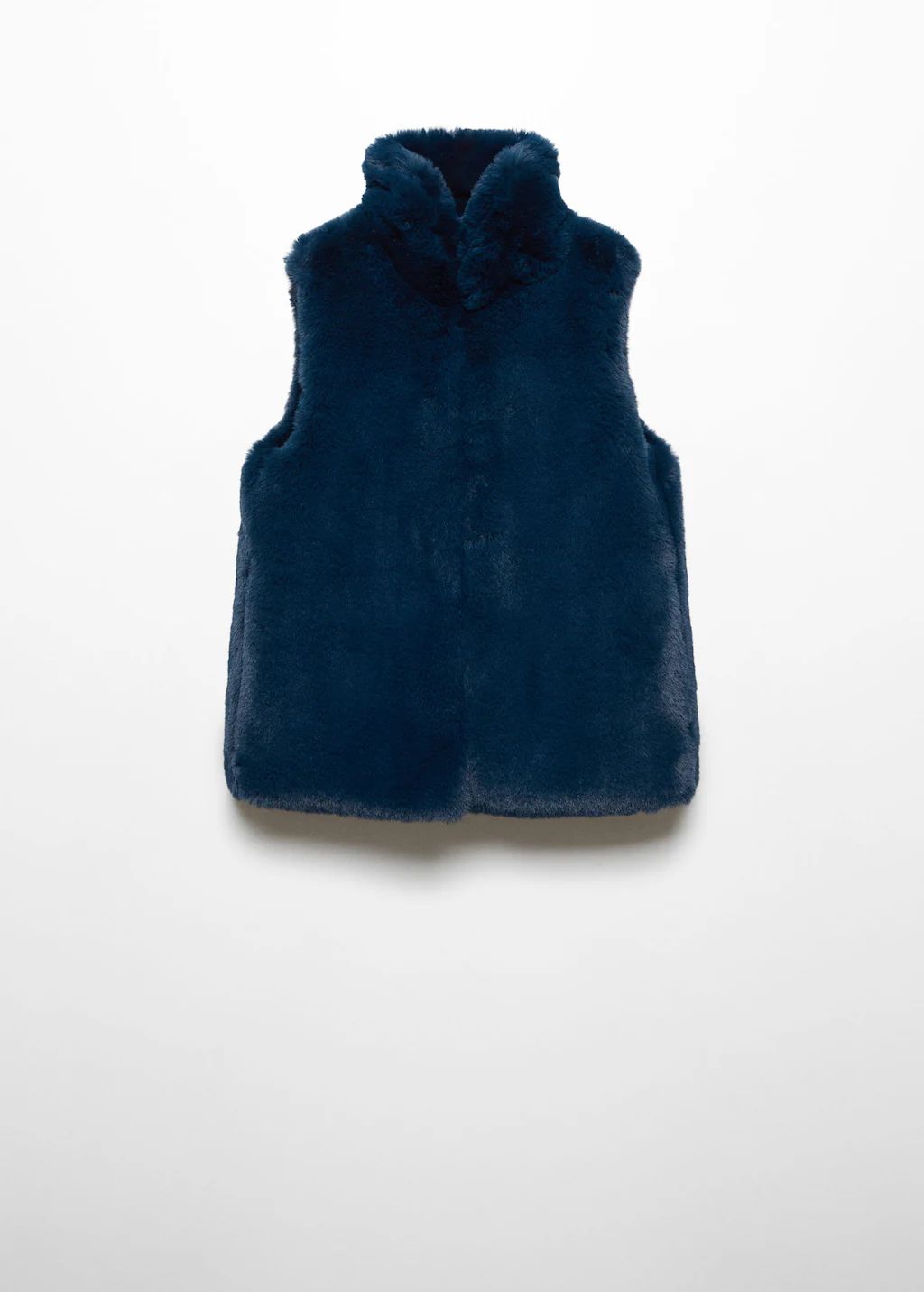 Fur-effect cape vest | MANGO (US)