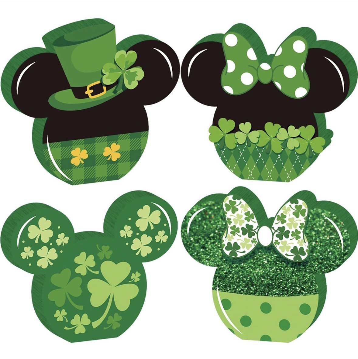 Checkout all this cute DISNEY St Pattys decor! I’m in love with my new Disney Mickey Mouse St. Patrick’s day decor! Table runner comes in different sizes and is under $10! Mouse wood heads are $3 each!

#stpatricks #disney #decor #party

#LTKSaleAlert #LTKHome