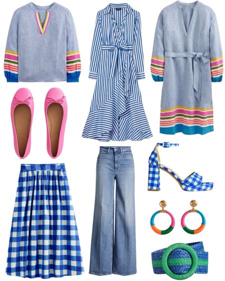 Weekend shopping! Love these striped outfit ideas, spring dresses, women’s jeans, and the perfect midi skirt. 

#LTKworkwear #LTKSeasonal #LTKstyletip