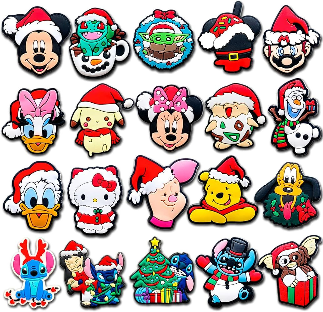 Christmas Shoe Decoration Charms for Clog Sandals, Merry Christmas Shoe Accessories Charms for Ad... | Amazon (US)