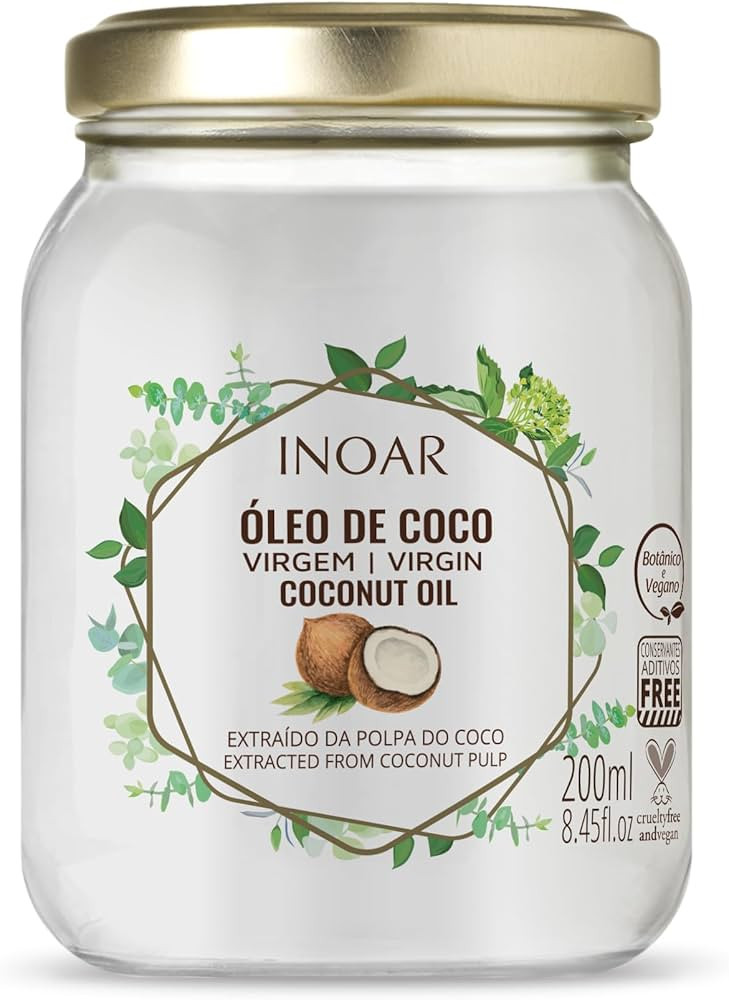 Inoar, Óleo de Coco Extra Virgem, Hidratação Profunda, Força e Nutrição para Todos os Tipos... | Amazon (BR)
