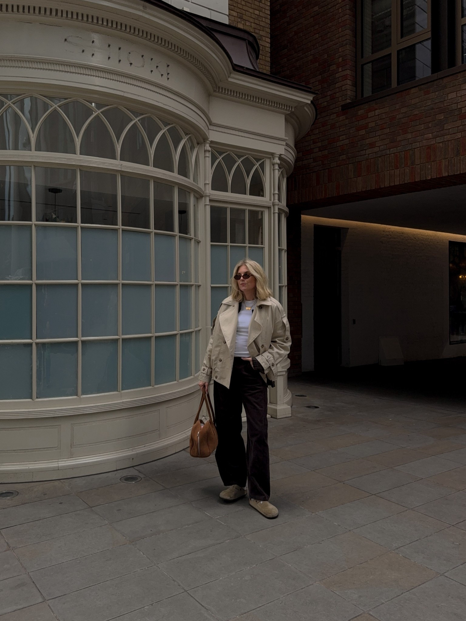 Autumn outfit inspo Zara cropped trench, Zara jacket, arket brown cords , arket suede bag 

#LTKFashionMonth #LTKstyletip #LTKuk