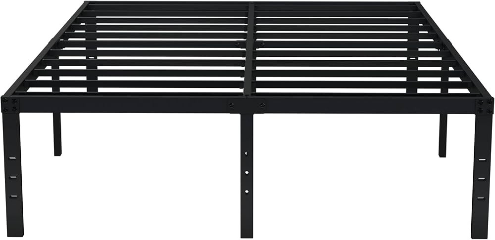 EMODA 18 Inch King Bed Frame No Box Spring Needed, Heavy Duty Tall Metal Platform with Large Stor... | Amazon (US)