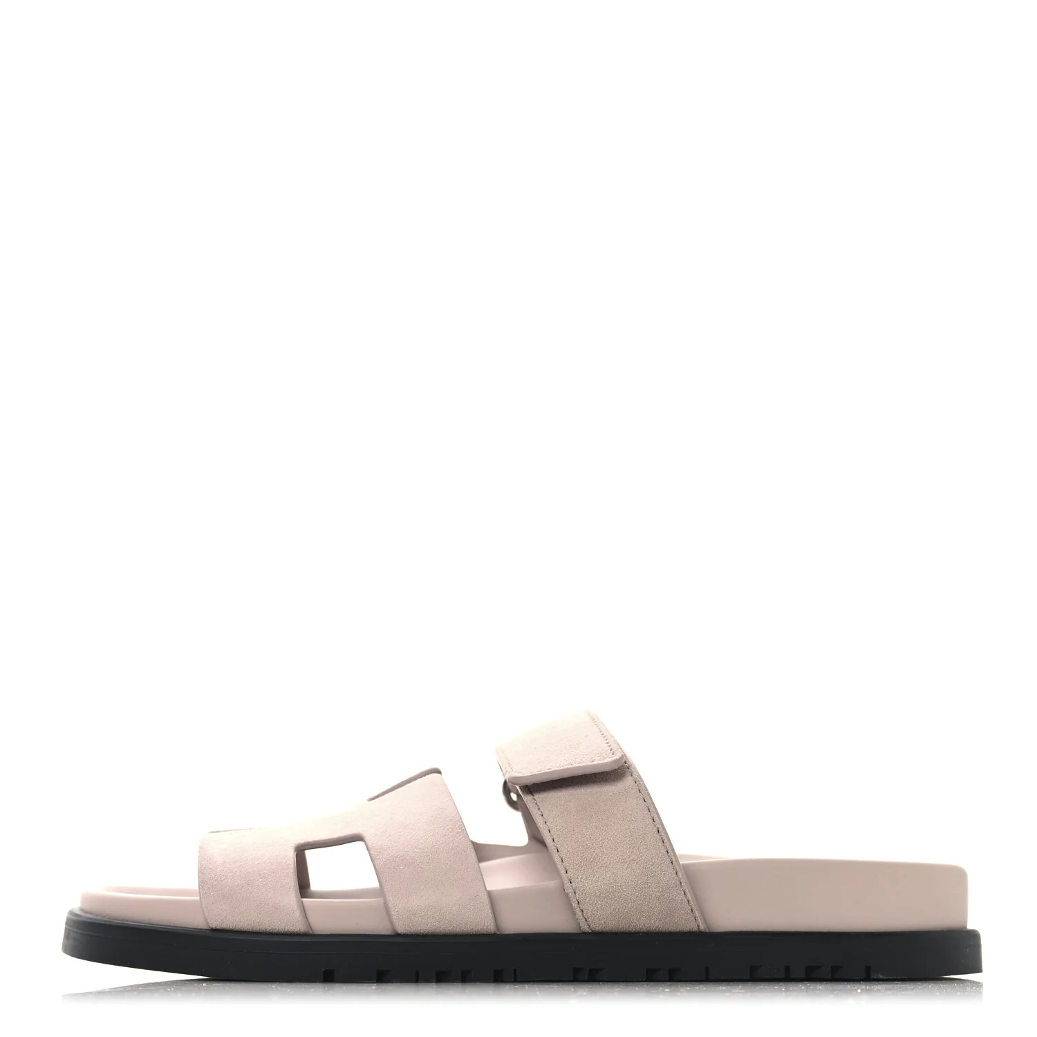 Suede Goatskin Womens Chypre Sandals 36 Rose Porcelaine | FASHIONPHILE (US)