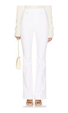 SPANX Flare Jean in White from Revolve.com | Revolve Clothing (Global)