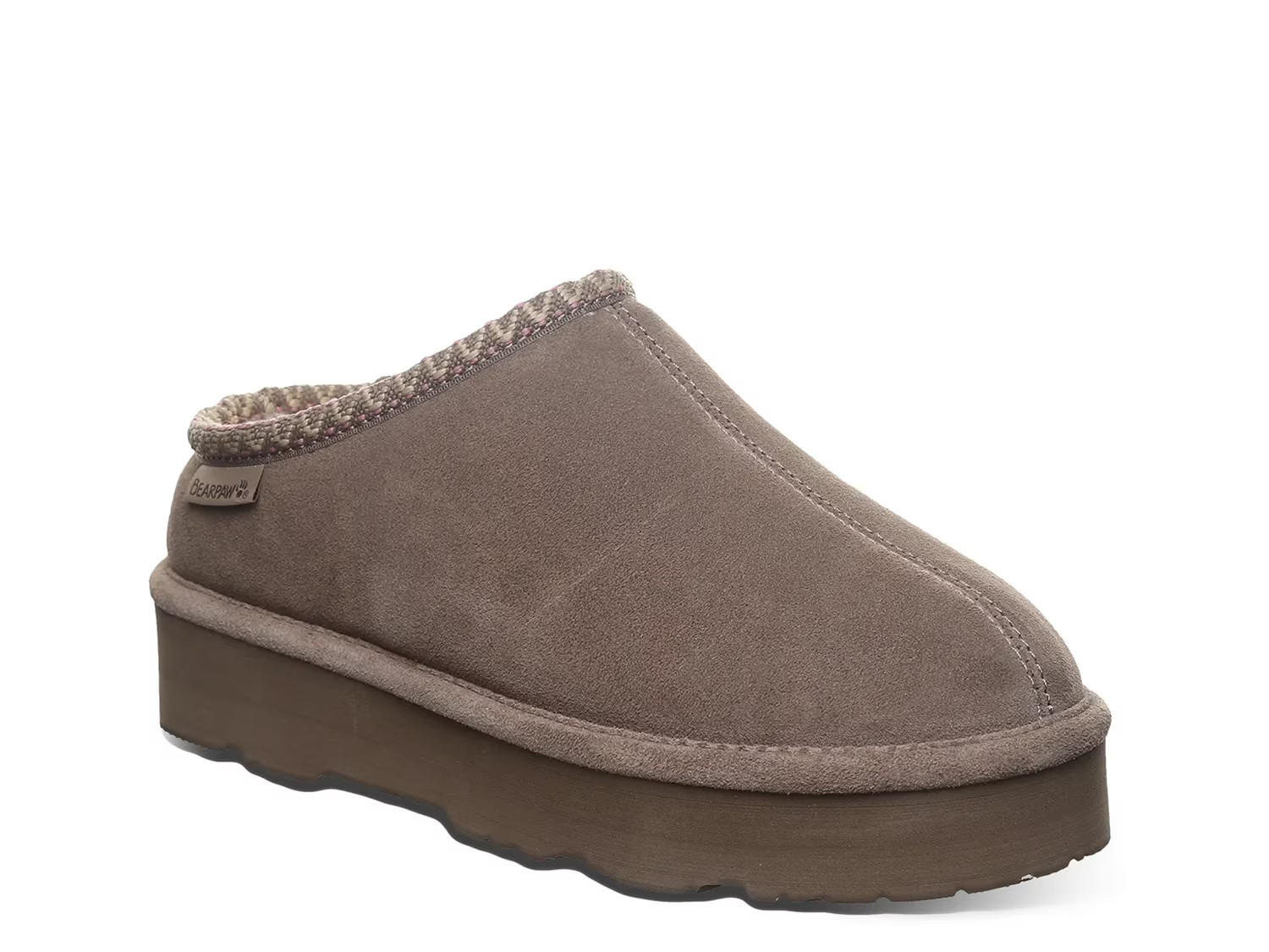 Bearpaw Martis Slipper | Women's | Morel Grey | Size 8 | Slippers | DSW