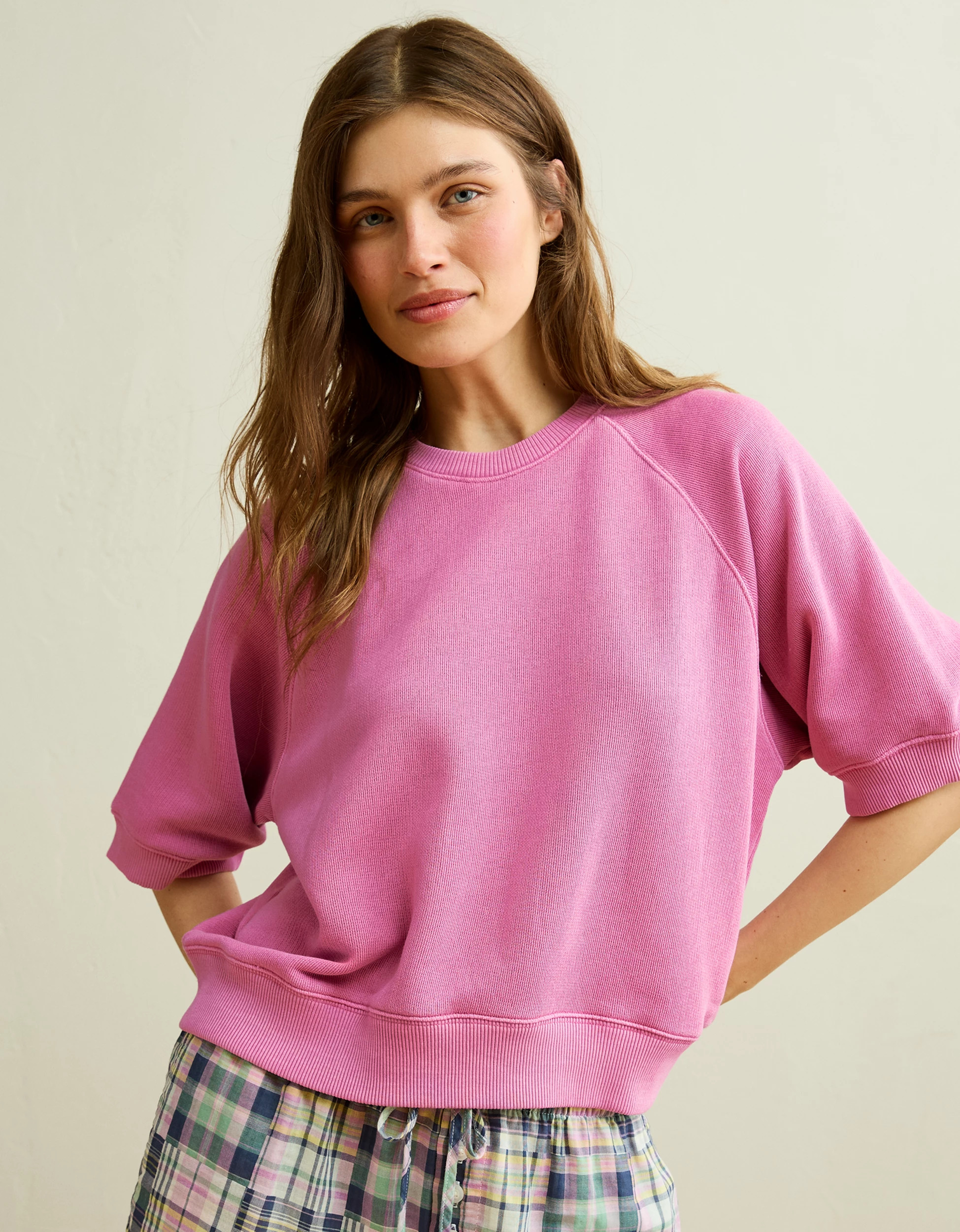 AE Campus Short-Sleeve Sweatshirt | American Eagle Outfitters (US & CA)