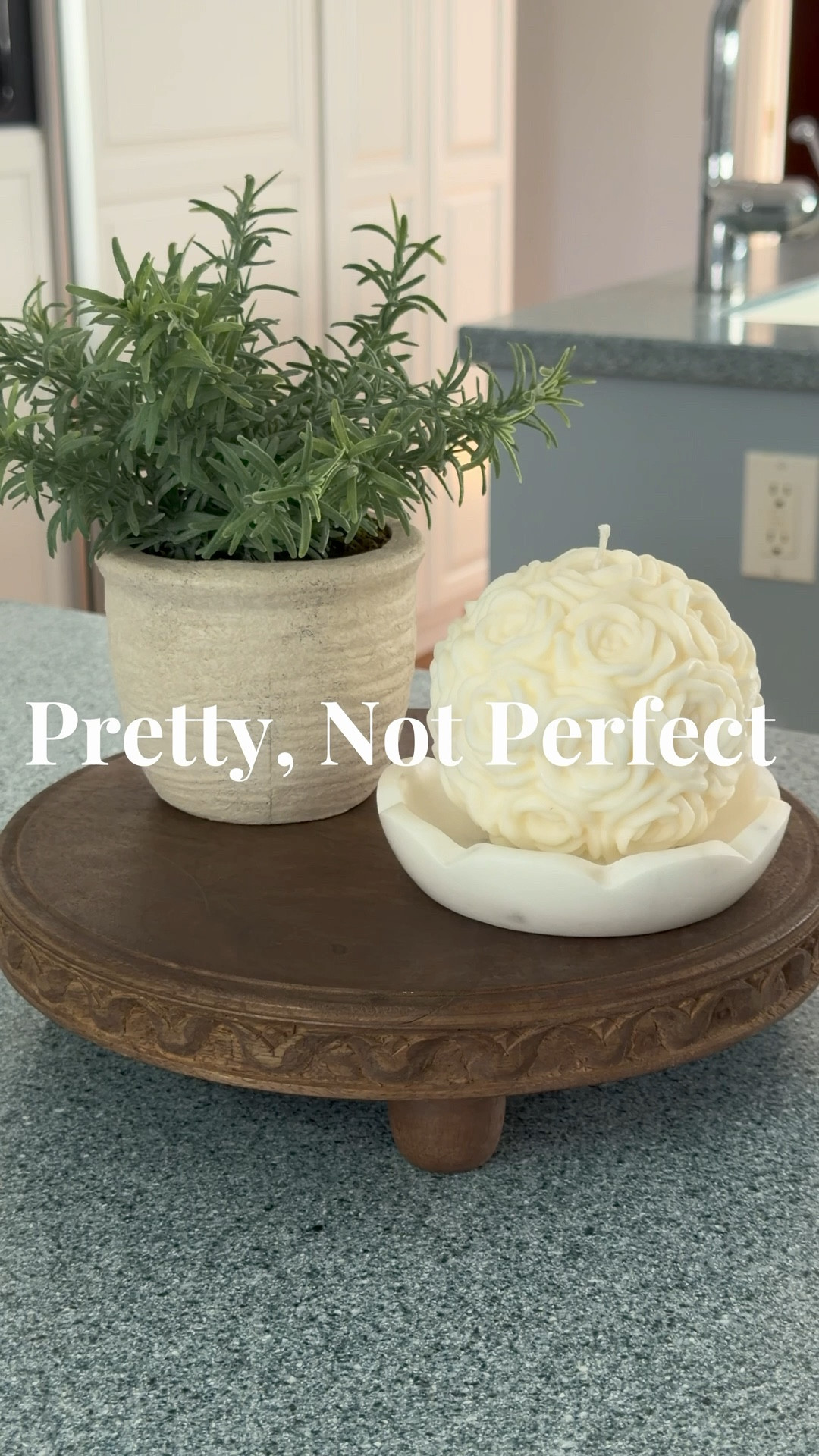 I’ve learned not to overstyle my home. Use a few pieces like this riser, a faux plant or flowers and a candle.

If it needs constant fixing, it’s not staying.

I want it to look good… and live well. 🤍
 
🏠 I share real-life decor, home finds, and organization for spaces that are pretty, not perfect. 💫
 

#LTKHome